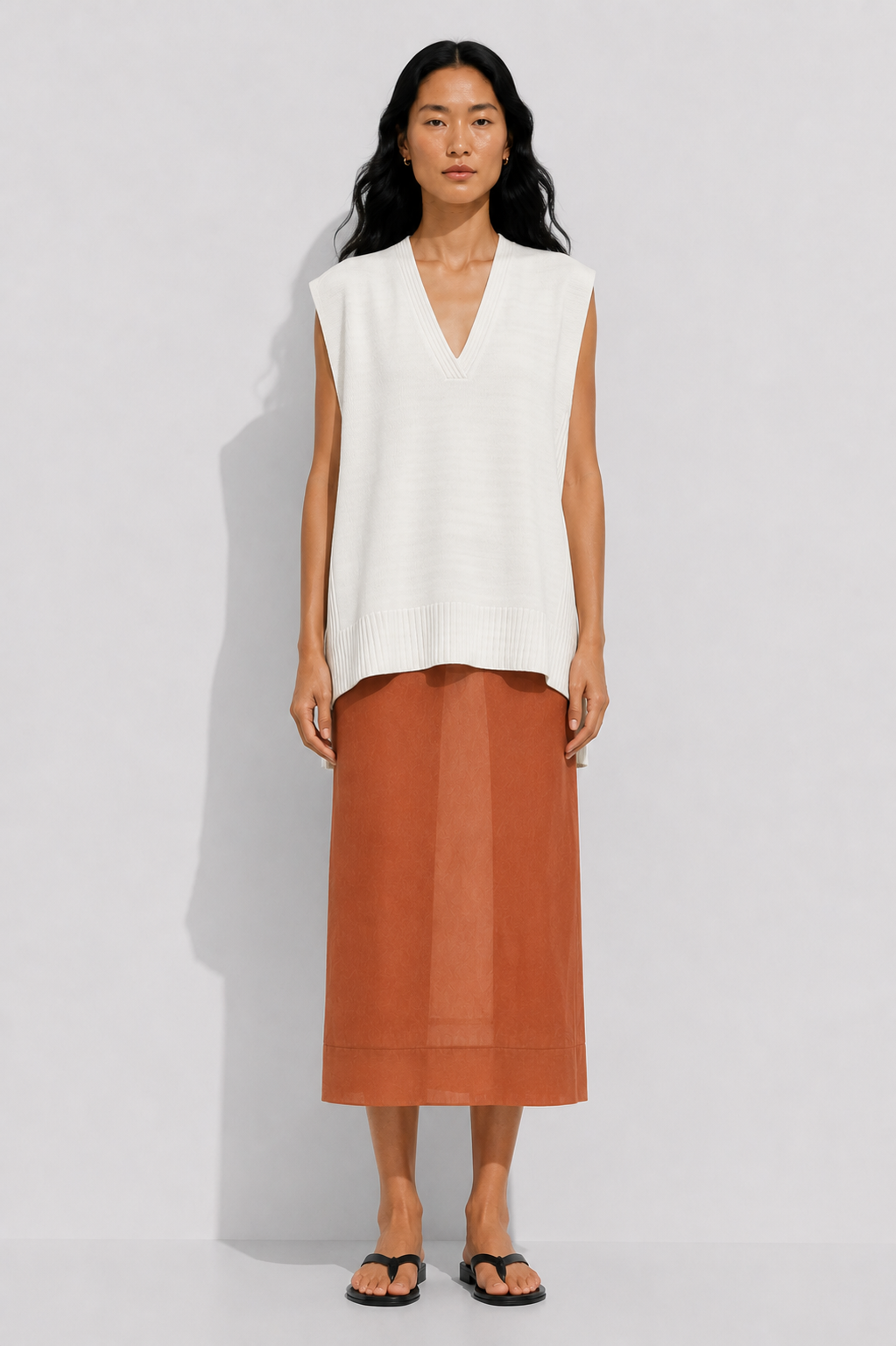 Kaschmir Vestover Damen in Off White